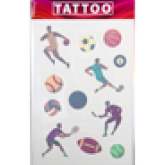 Hochwertiger Tattoo-Bogen mit transparenter Schutzfolie Sport