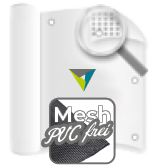 Mesh-Planen (PVC-frei), 4/0-farbig bedruckt, plano