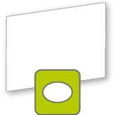 Whiteboardplatte oval (oval konturgefräst) unbedruckt