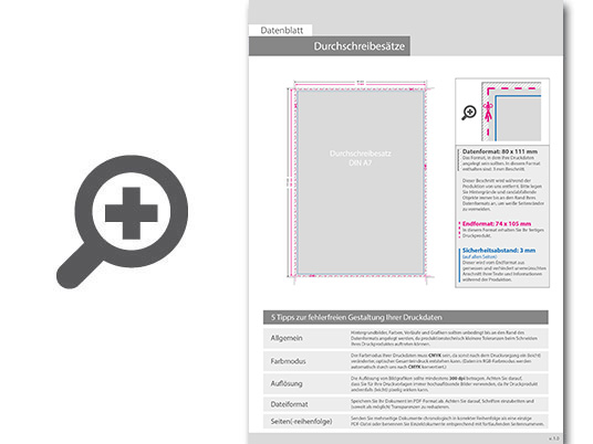 Product Bild durchschreibes__tze_din_a7_hoch__2-fach__1_0-farbig__100_s__tze_je_block