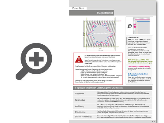 hochwertiges_magnetschild_in_schneeflocke-form Product Bild hochwertiges_magnetschild_in_schneeflocke-form